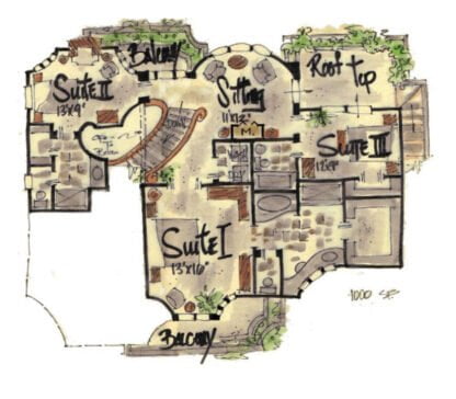 Garden Villa house plan