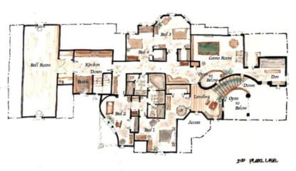 Chateauesque house plan