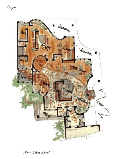 Eclectic house plan