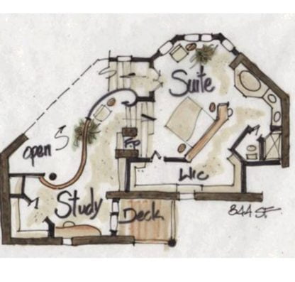 Split level house plan