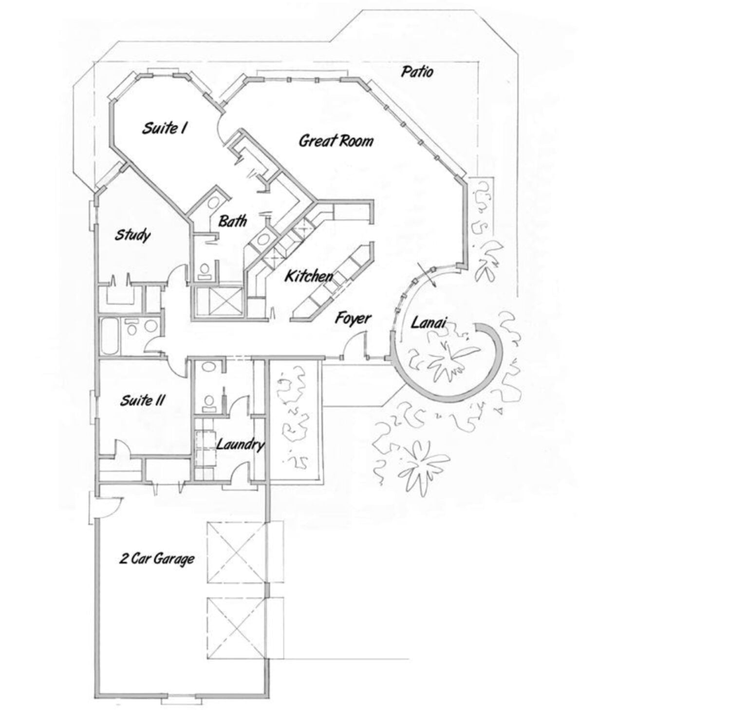 Patio home plan, Unique house plans exclusive collection