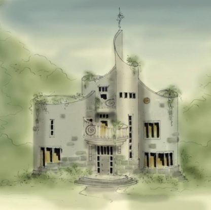 castle house plan