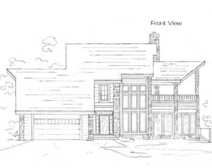 Timber frame house plan