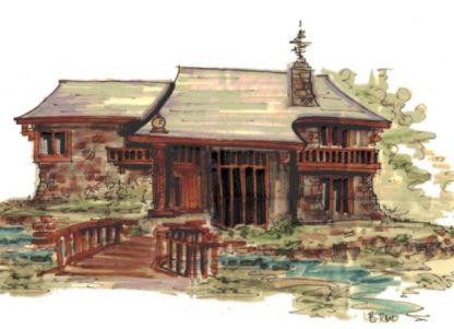 Mountain house plan