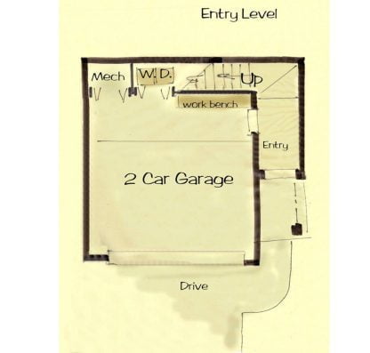 Garage apartment house plan