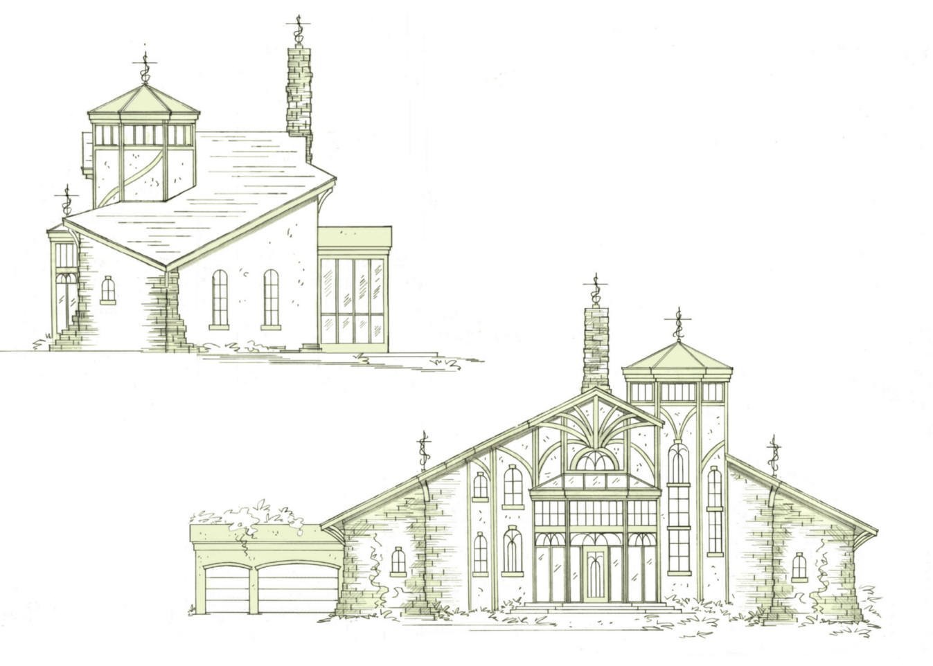 Grand home plan