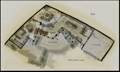 Zen house plan