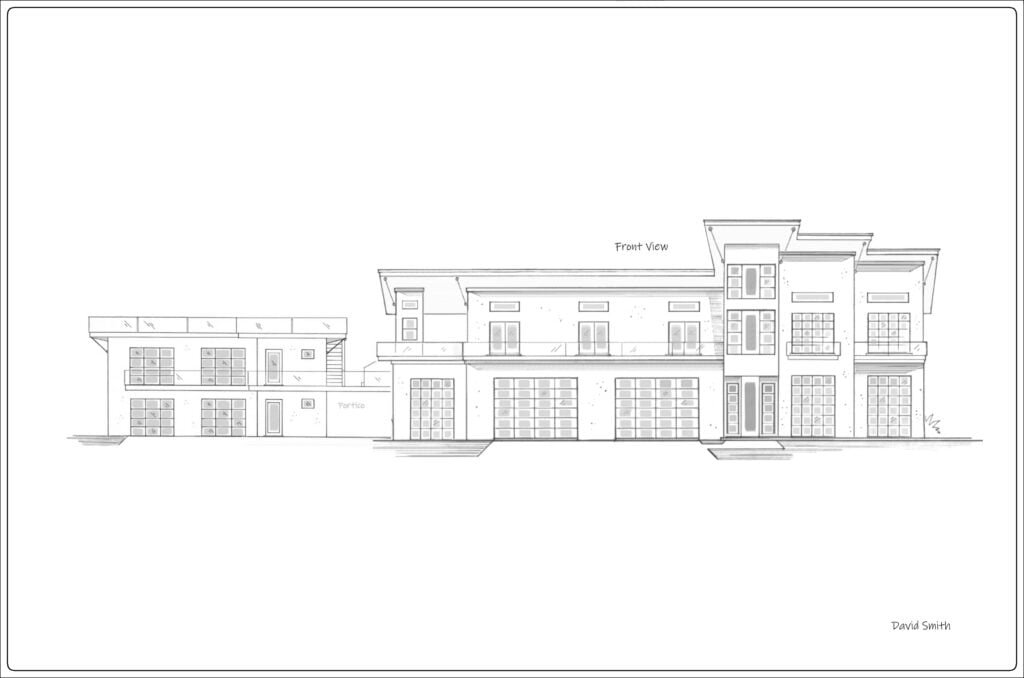 Image showcasing Industrial Style House Plan - Unique House Plans
