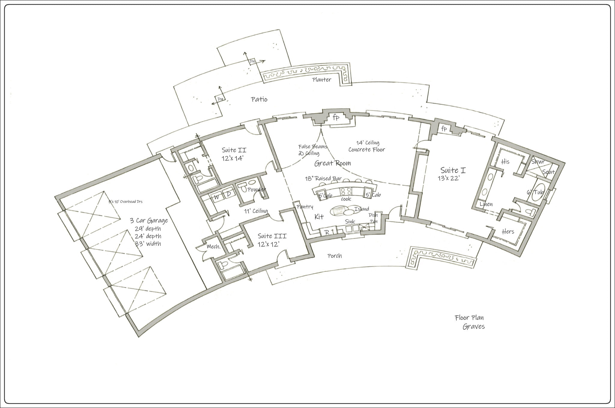 Curved House Plan Unique House Plans