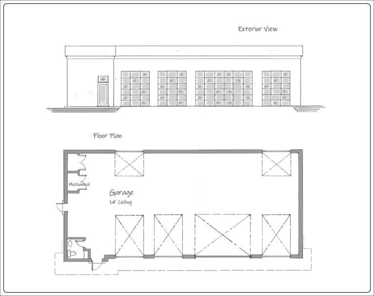 Monster garage plan