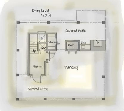 Shanty house plan