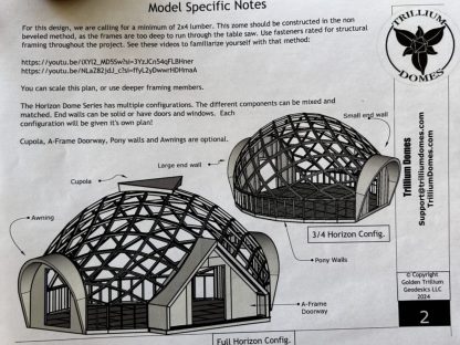 Dome house plan