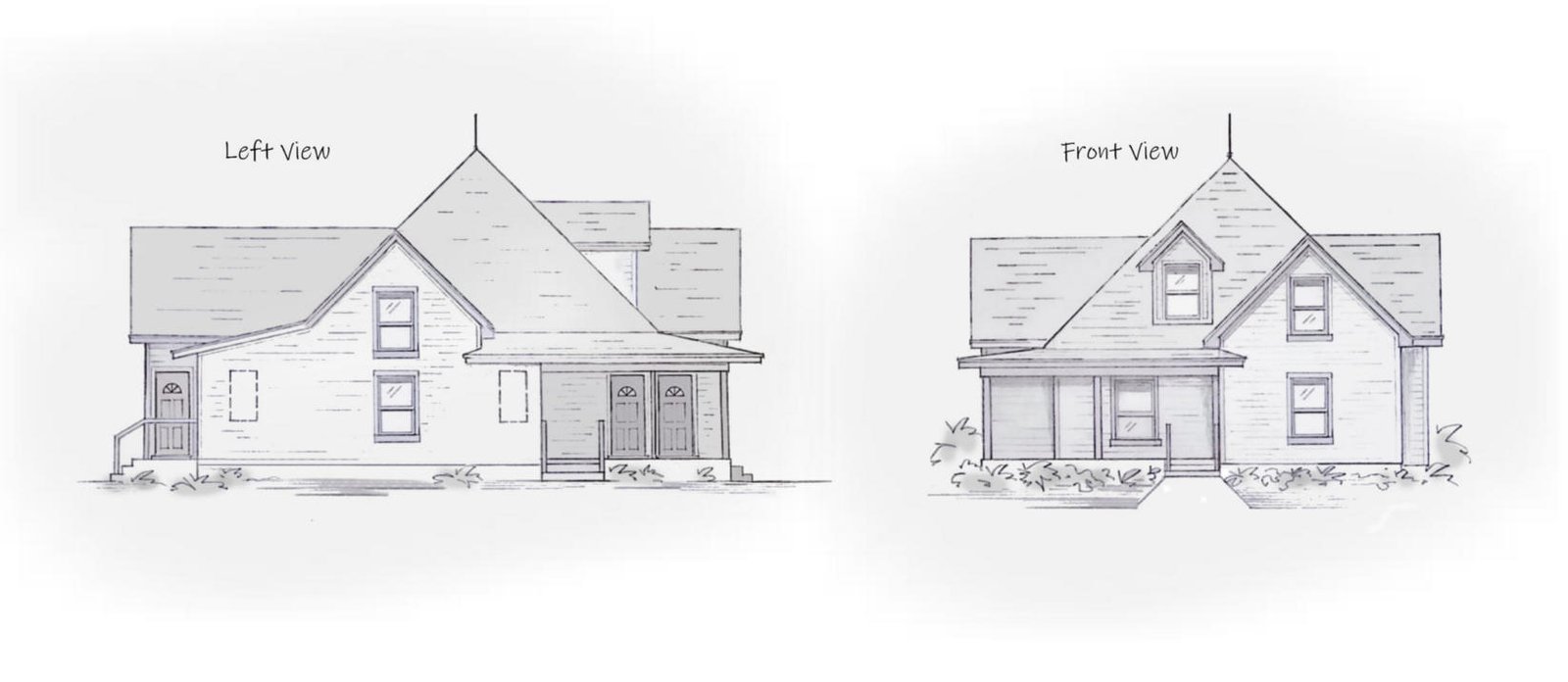 Triplex house plan